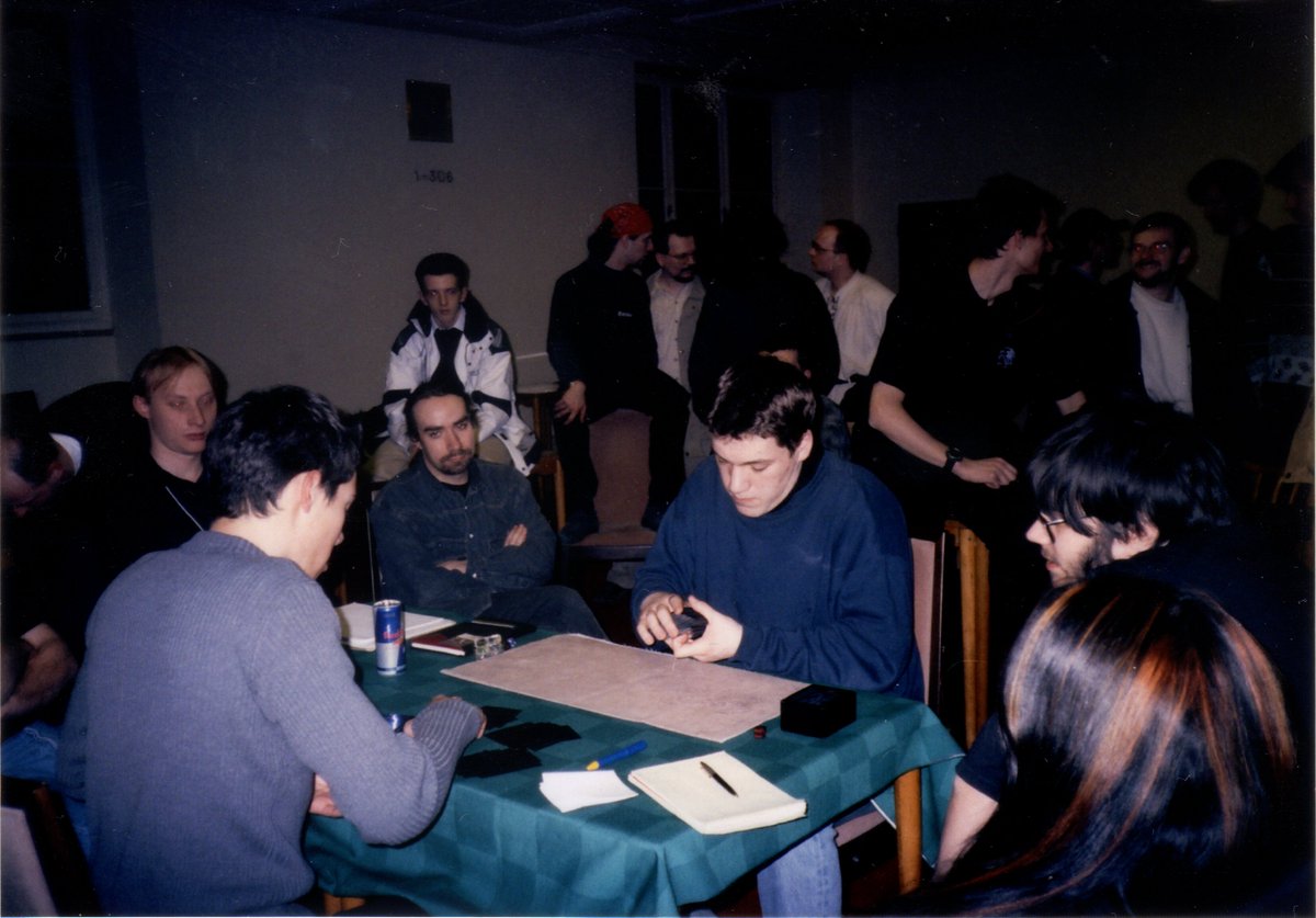 VukomanovicIgor's tweet photo. Kai Budde winning the 1999 Vienna Grand Prix. He was always an inspiration. Photo dug up from my personal archive. #mtg https://t.co/PSlrDdu7oJ
