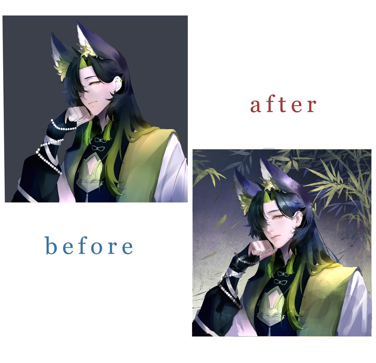 I have corrected the issues in these paintings #art