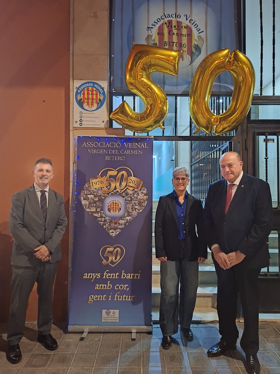 En este año tan especial para el vecindario,hemos querido acompañar  <a href="/CarmenBetero/">A.V.V.Carmen Betero</a> en el inicio de la conmemoración de su 50 aniversario. 
Nuestra mas sincera enhorabuena por su trabajo que como bien dice su lema “ 50 anys fent barri amb cor ,gent i futur”