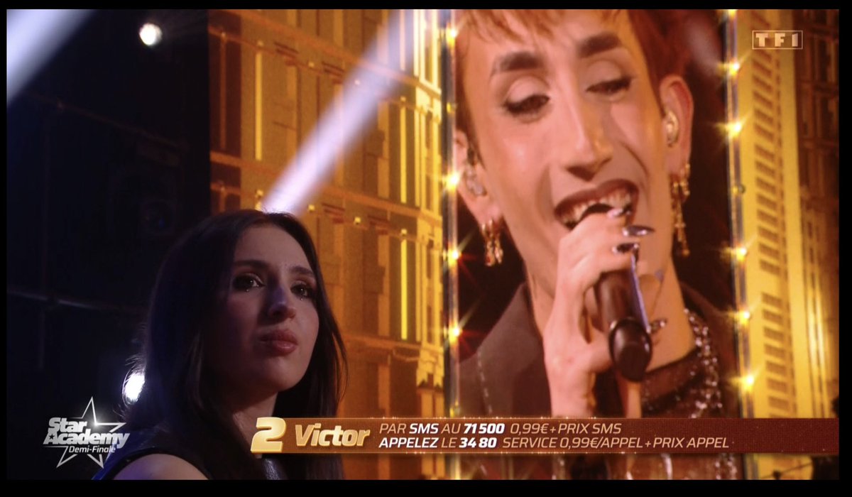 oneundiscover's tweet photo. C’est surtout ça que je retiendrais ce soir 
Ambre et Victor c’était la demi et même la finale qu on méritait 
Merci à tous les 2 pour ce prime vous avez tout donné 
Je voterais Ambre ce soir mais comme j e t’aime aussi Victor 
#StarAcademy2025 #staracademy  #staracademylelive https://t.co/JcxgVfgMNj
