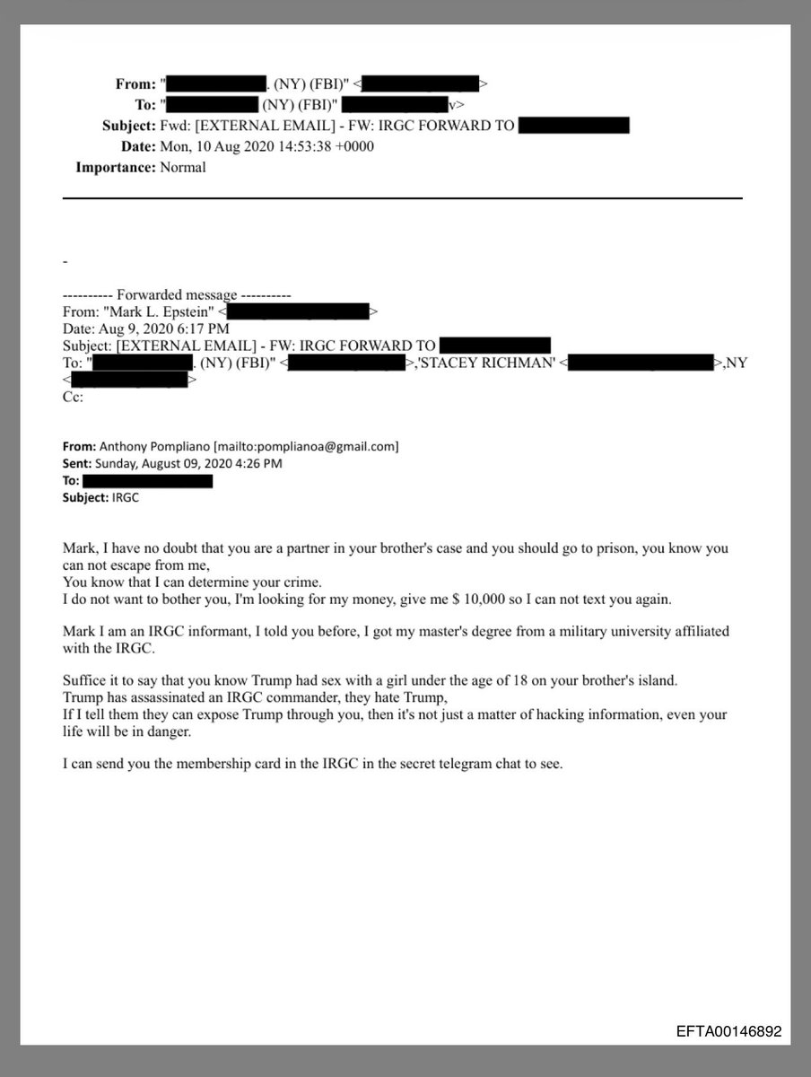 Anthony Pompliano <a href="/APompliano/">Anthony Pompliano 🌪</a> claims to be an IRGC informant in latest Epstein emails. 

How is nobody in the press talking about this?
