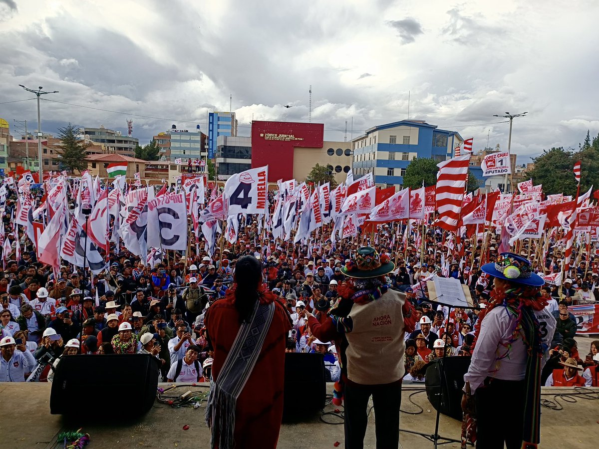 ¡Gracias Juliaca! ¡Gracias Perú! Nuestra campaña acaba de empezar. 🇵🇪