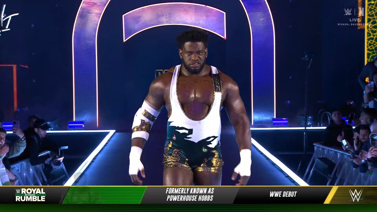 POWERHOUSE HOBBS MAKES HIS WWE DEBUT AS ROYCE KEYS 🤯