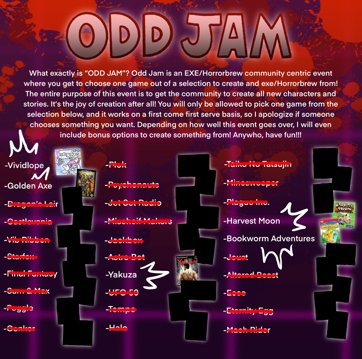 Chickenbone213's tweet photo. THERE IS OFFICIALLY FIVE OPTIONS LEFT!! GET THEM WHILE YOU CAN!!!
#execommunity #ODDJAM https://t.co/KO7JZs2tTe