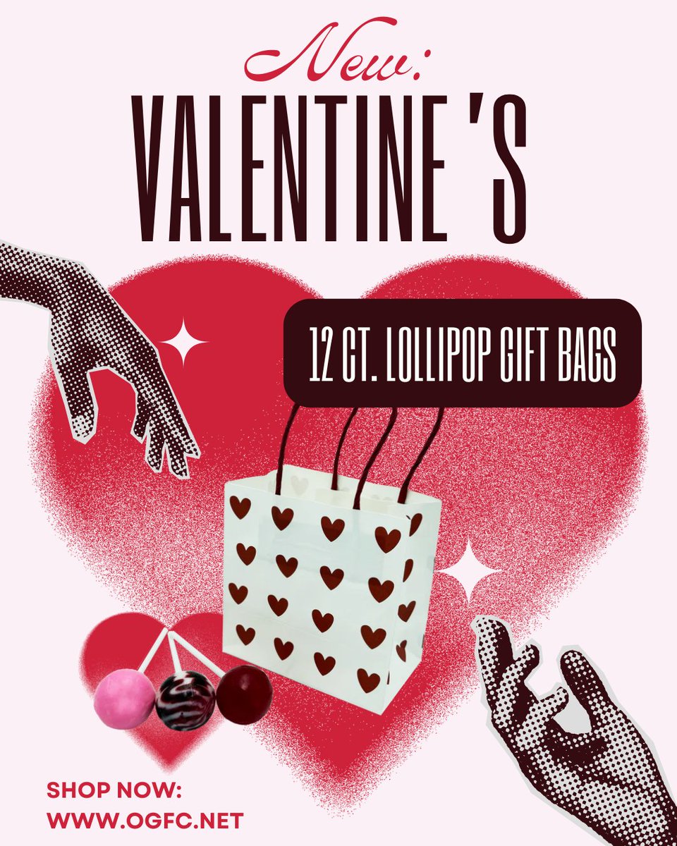 POV: You just found the perfect Valentine’s gift for under $10.

Our 12 ct. Sweethearts Gift Bags are here to make your February a whole lot sweeter. Whether you're gifting a bestie or treating yourself, these gourmet flavors are a win.

Shop now at ogfc.net!