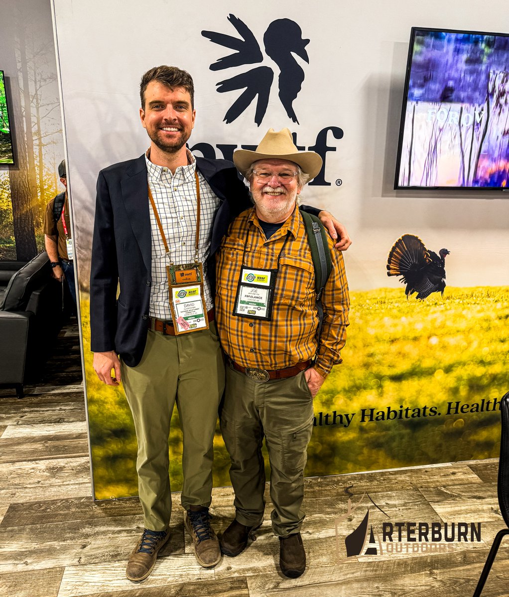 .<a href="/nssfshotshow/">SHOT Show</a> catch-up with AO camp veteran David Gladkowski of the <a href="/NWTF_official/">The National Wild Turkey Federation</a>. NWTF is back as a proud sponsor of our 2026 Turkey Camps!

David is slightly taller than me.
