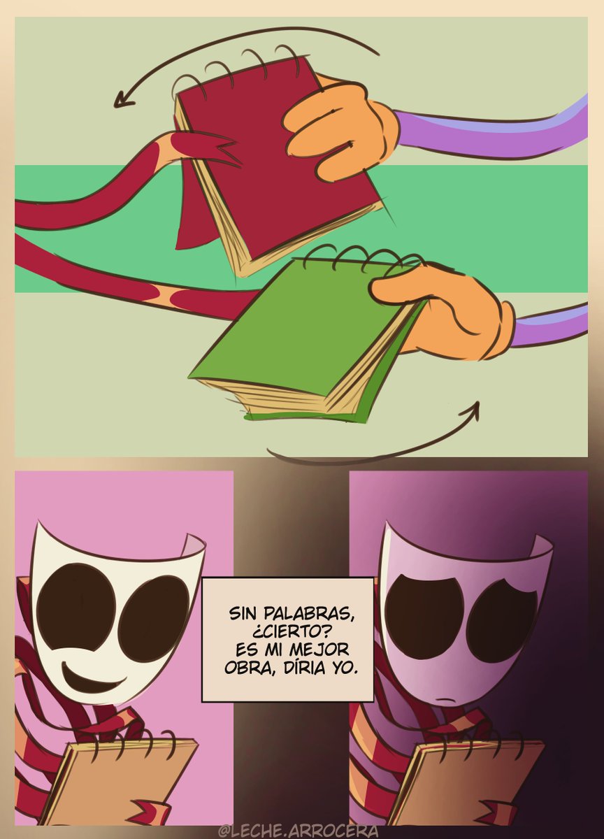 leche_arrocera's tweet photo. Cómic ribbun
"El dibujo"
ver. ESP (1/2)
#Ribbun #TheAmazingDigitalCircus #jax #gangle https://t.co/U7EyedzVDX