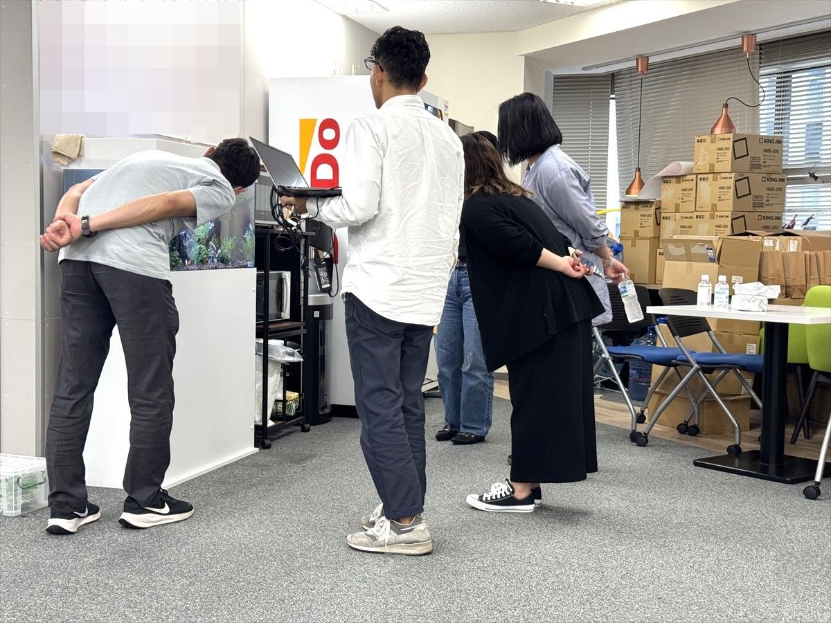都内会社の従業員休憩スペースへ熱帯魚水槽をレンタル設置。実は…円滑なコミュニケーションツールとして活躍しております。くわしくは
aqua-mukasa.com/2025report014