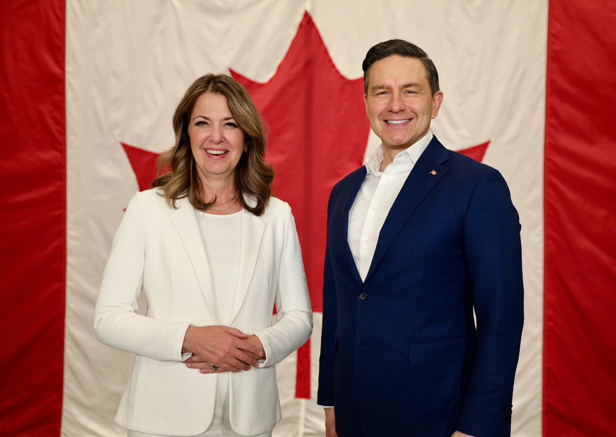 ABDanielleSmith's tweet image. My congrats to Pierre Poilievre on his 87.4% leadership win – Alberta will keep backing the common sense conservative ideas that work for our province and our country.