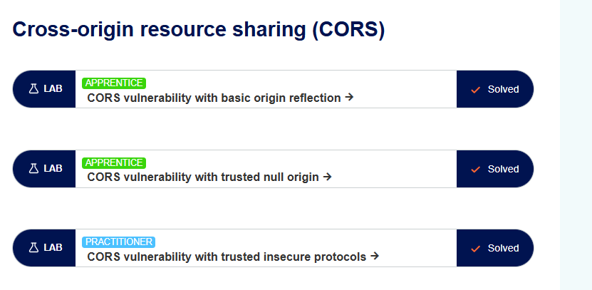StellaObatoye's tweet photo. Day 30 &amp; 31
Neps showed me shege today!  

Completed all CORS labs on
@PortSwigger

Attended my API Security class, where I learned more about creating API Gateways and implementing security mechanisms, such as rate limiting and authorization.

#OneCybersecurityThingADay https://t.co/LlyoOIjrXO