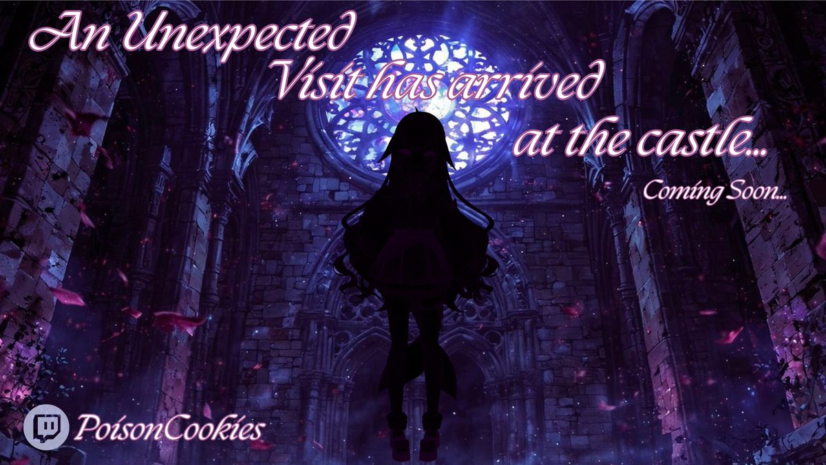 PoisonCookies_s's tweet photo. An Unexpected Visit has arrived at the castle...
Coming Soon...
02\09\2026 🎆🦄🎉✨
#VtuberDebut #Vtuber #VtuberEN #VtuberES #modelreveal #vtubercommunity #vtuberfans #VTPY https://t.co/Jrt5NMUkkT