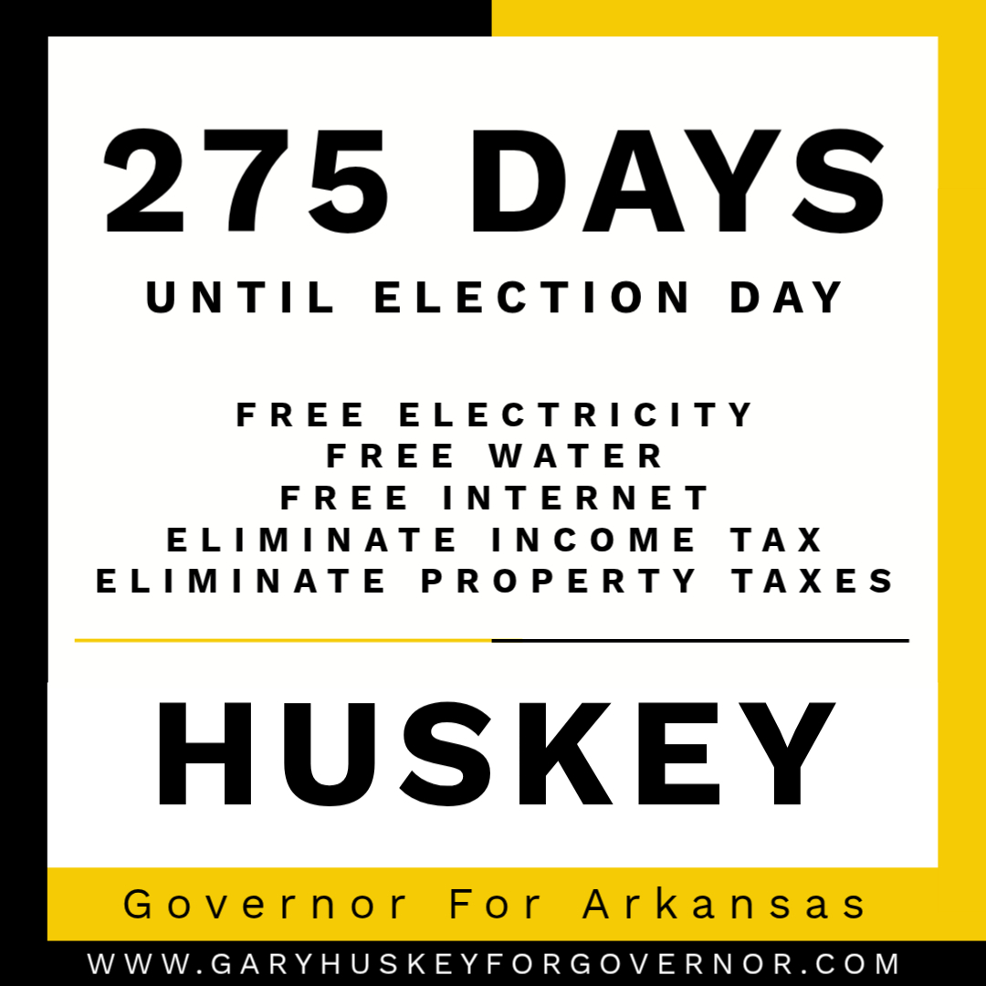 GaryHuskey4Gov's tweet photo. Vote Gary Huskey Governor For Arkansas and support the campaign at https://t.co/81nZiYGmdq https://t.co/DadmS2VMRY