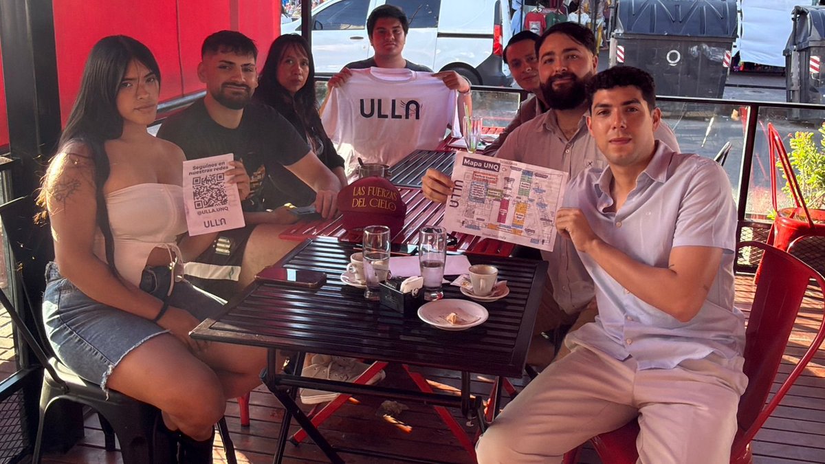 YO, AQUÍ, COMPRO.

Quilmes tiene esperanza. ULLA UNQ y LAS FUERZAS DEL CIELO AVANZAN.