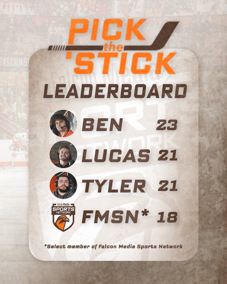 BG_FMSN's tweet photo. Getting ready for puck drop here at the Slater Family Ice Arena. Tune into WBGU 88.1 FM for live coverage of the game at 5:45 PM for pregame and 6:07 PM for game start. 

Check out tonight's #PicktheStick https://t.co/TPGm8AY8jY