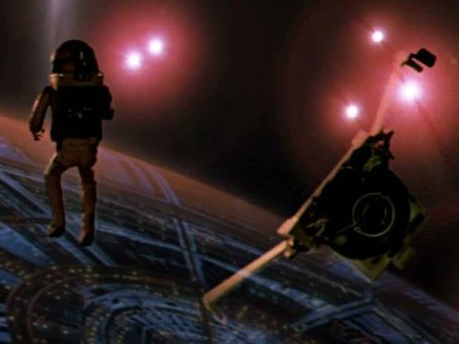 Starfleet_21_61's tweet image. Spock in a thruster suit after detaching the thruster

#StarTrek #EVsuit #Spock #Starfleet