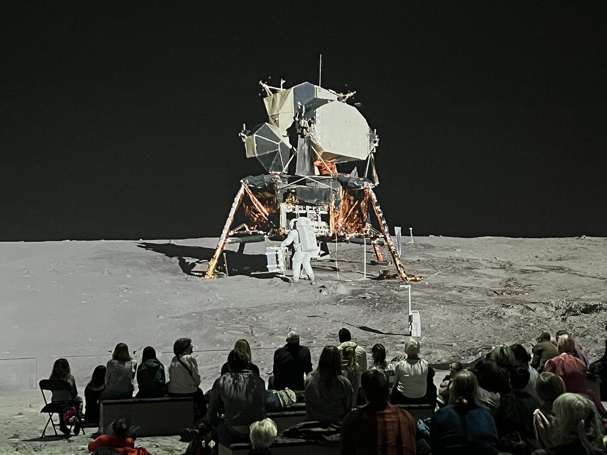 MarkNel1967's tweet photo. Went to see Moonwalkers - A Journey with @tomhanks today…a period of human history I have been fascinated with since Apollo 13 in 1970 (the first mission I can remember)…Lightroom host a fabulous experience and some of the images are quite simply stunning! A must see! https://t.co/YT1oC57boq