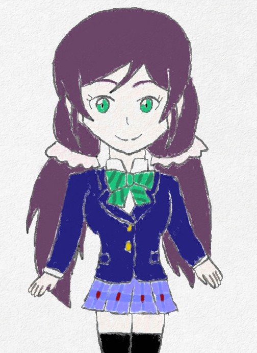 本日は声優の楠田亜衣奈さんの 誕生日ですので、 東條希を書きました