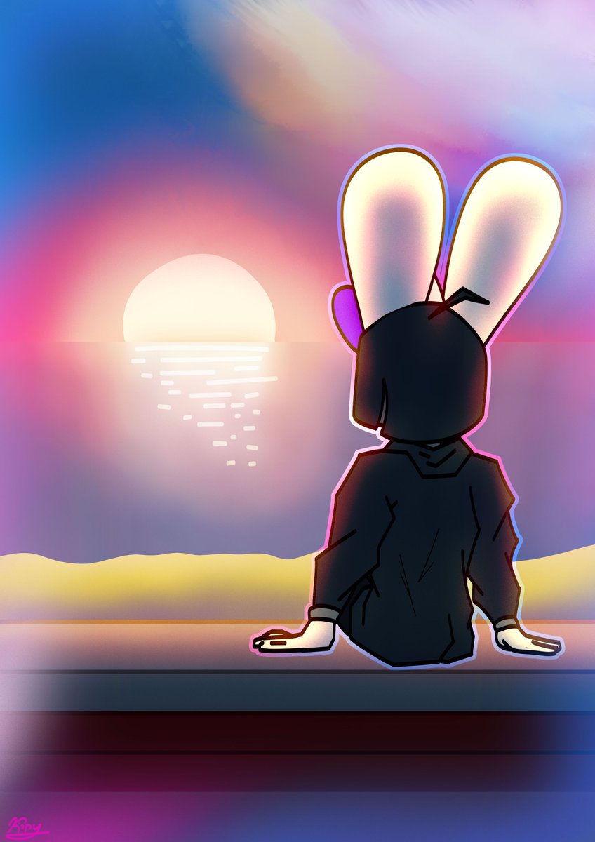 Evening Sky~ 💙
Kinda relaxing and chill in times like these <3
🖌️: Krita
Enjoy~!
#art #furryart #furry #artmoots #digitalart