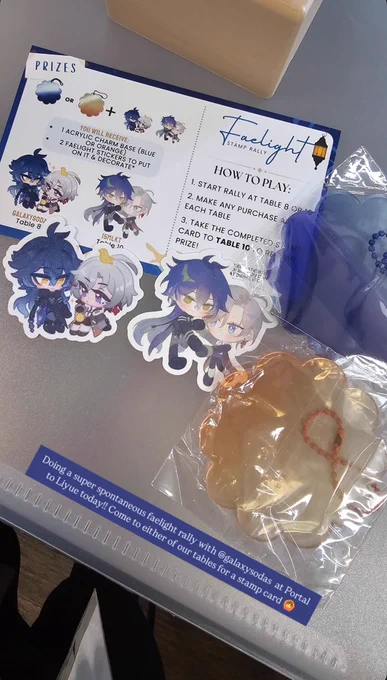 Come join our mini #faelight rally at here at Grapevine Arbor, San Gabriel, CA You get two stickers and a blank acrylic charm to put them on! artists: &amp; me!!! #flins #illuga