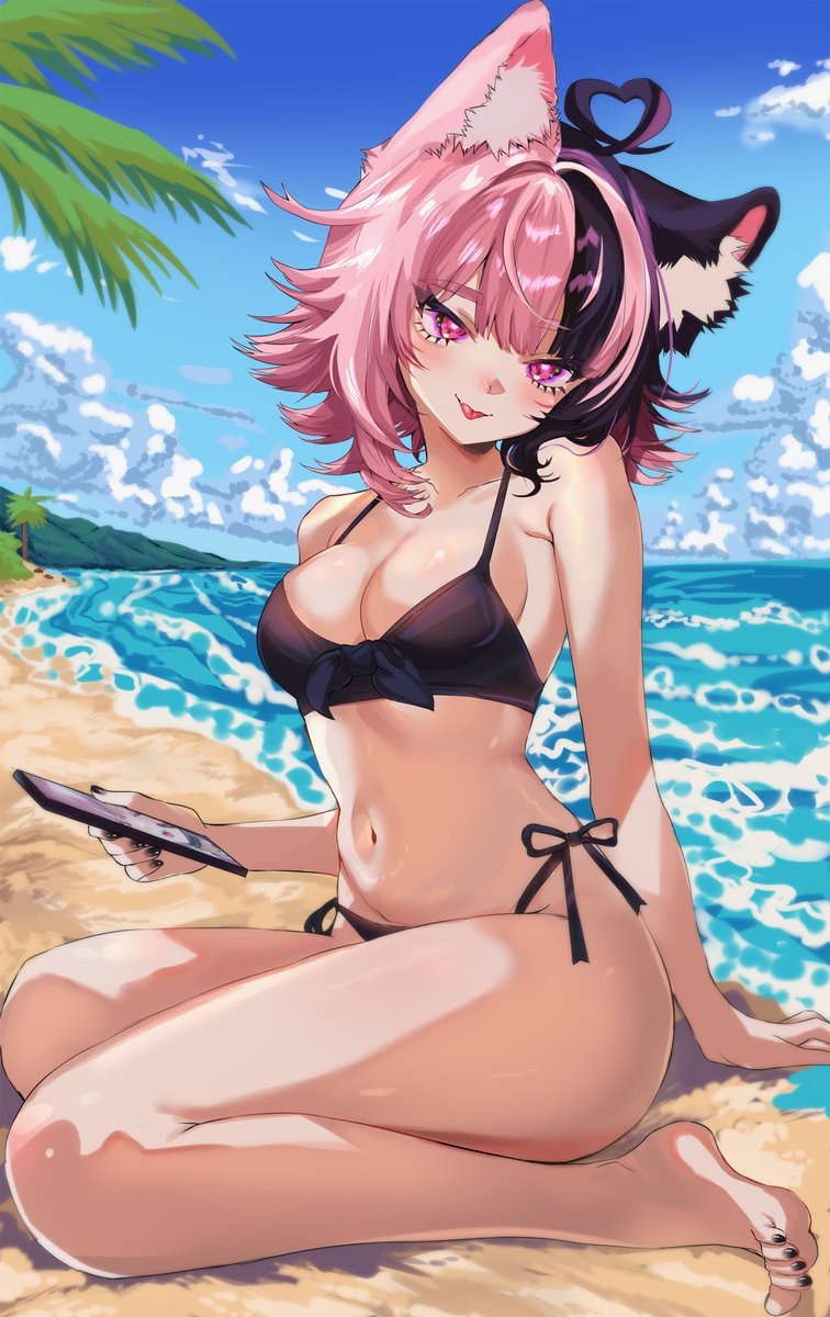 Suwie_'s tweet photo. odio el verano 🏖️

#suwieart 
art by: @NyuKururu https://t.co/9iOmo9cXe3