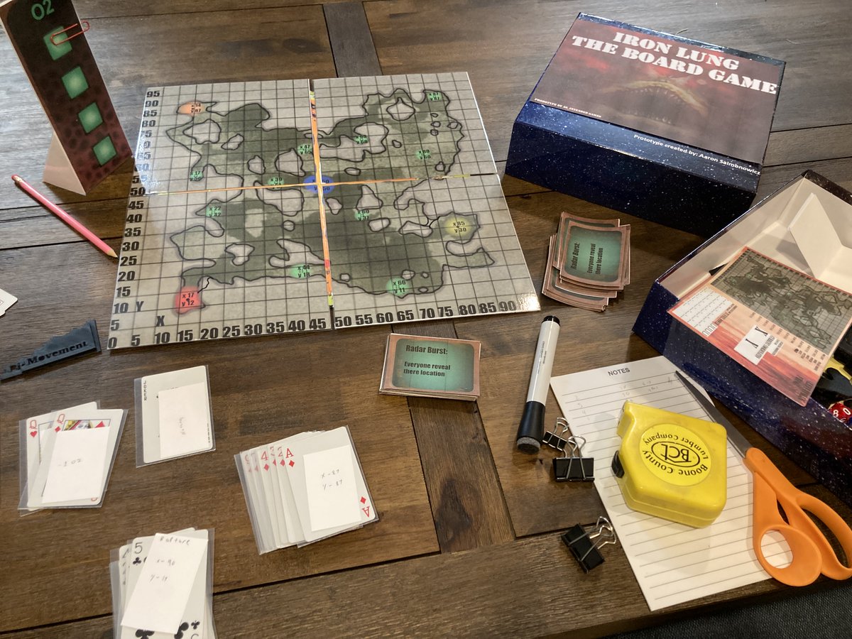 Day 57 of posting every day until <a href="/markiplier/">Mark</a>
responds to Iron Lung the Board Game.  
#ironlung #boardgame #Markiplier <a href="/DUSKdev/">David Szymanski</a> 

Changing a few things after watching the movie...