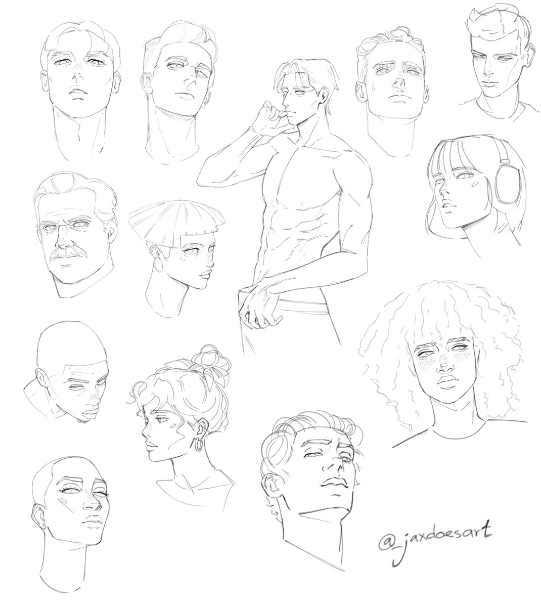 _Jaxdoesart's tweet photo. Some sketches from January https://t.co/rCE1I18TZ2