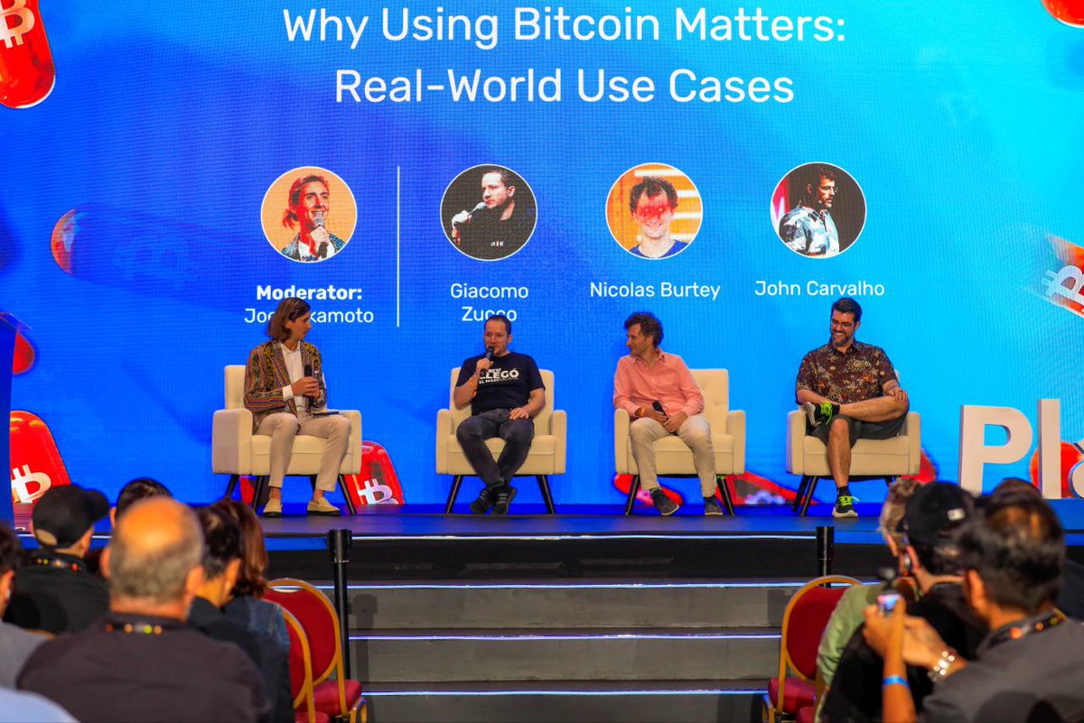 elsalvador's tweet image. #DeBitcoin El evento destacó por ofrecer contenidos para todos los niveles de conocimiento. Hubo desde foros altamente especializados sobre infraestructura tecnológica, como Lightning Network y Liquid, hasta paneles introductorios enfocados en la moneda digital, dinero y