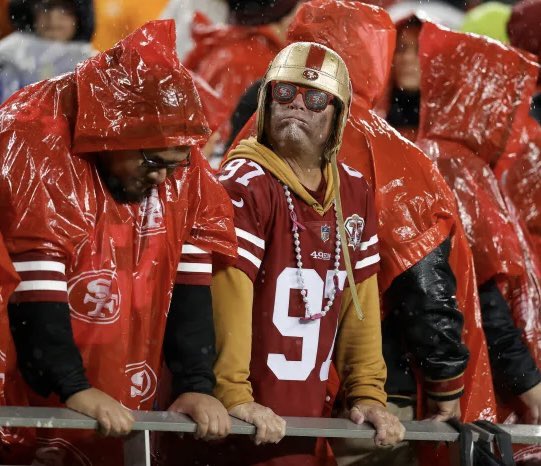 1 in 3 49ers fans say big losses last longer than the pain from a personal breakup