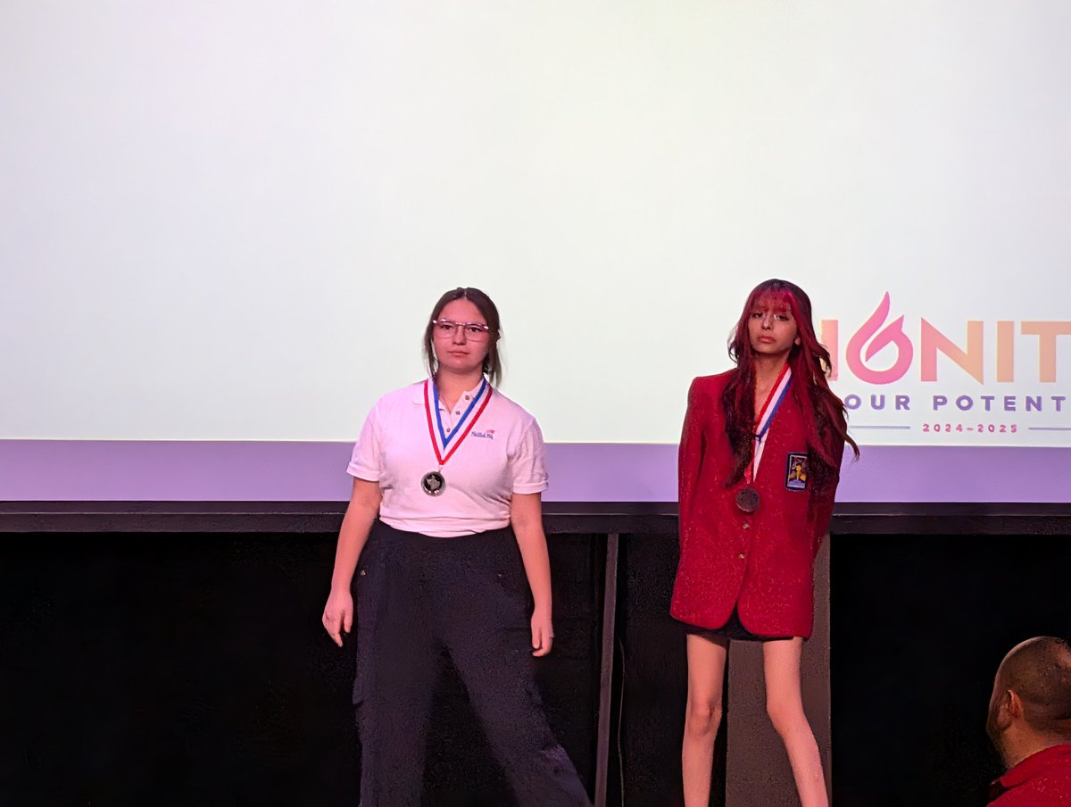 twolf_JHS's tweet photo. Proud of my Chloe. Her team placed silver in Audio Radio. Don't know how this kid does it. Band, early college, officer for audio visual club, and honor roll student. https://t.co/T8L12vmAt7