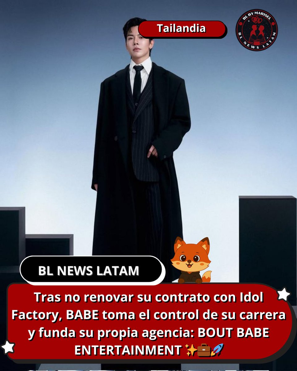 BLNEWSLATAM's tweet image. #BabeTanatat #BOUTBABE_ENT
#BabeTanatatNewEra
#BLNEWSLATAM
Babe Tanatat inicia una nueva era con BOUT BABE ENTERTAINMENT! ✨💼🚀

Babe lanza BOUT BABE ENTERTAINMENT. Tras dejar Idol Factory, redefine música, moda y arte bajo su propia visión e identidad única.🎭🎨🎶🎹