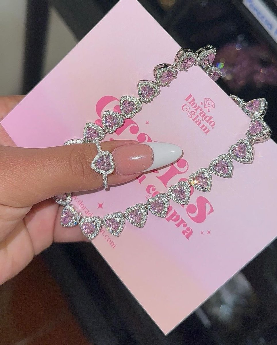 heart ring &amp; bracelet 🩷