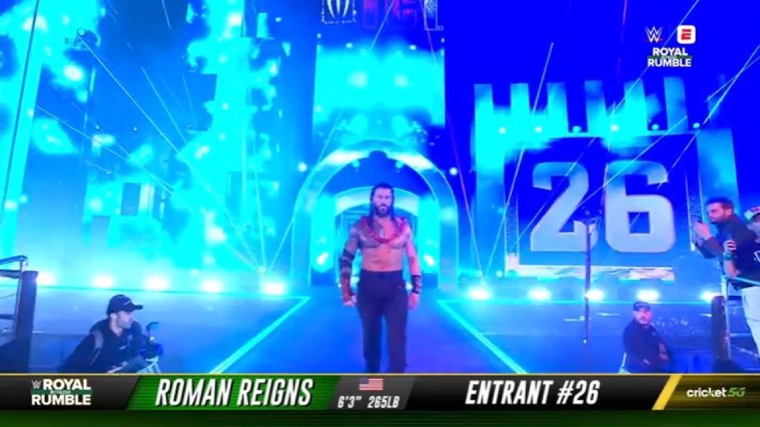 Roadster_26's tweet photo. Roman is back as a HEEL 🌟🚀🚀🥹 #RoyalRumble https://t.co/iFZ1cqeuyi