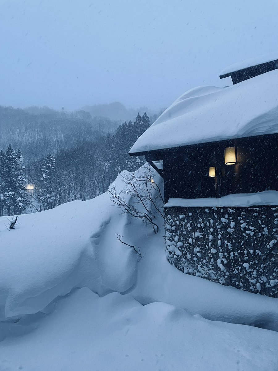 satomimohri's tweet photo. 山形県、月山。
朝の美しい積雪。 https://t.co/sdQx4gF31z