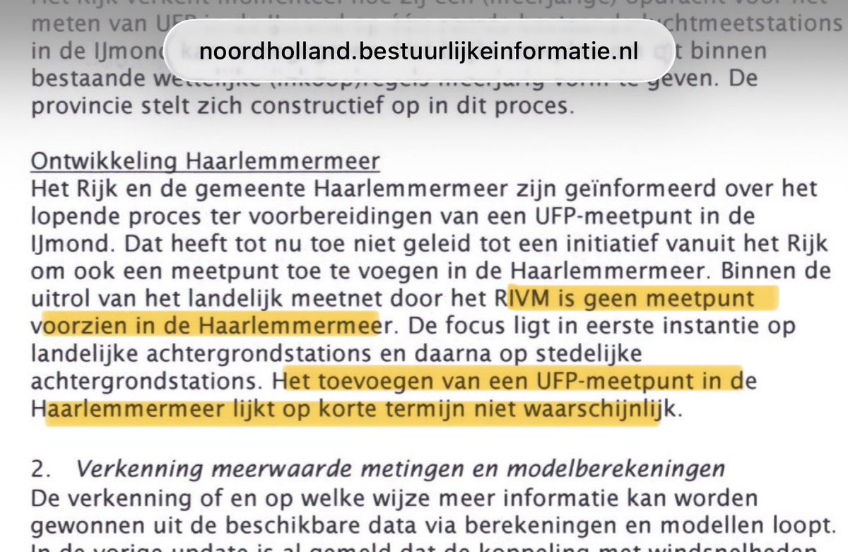 <a href="/giftuig/">Hart Stikke ✈️😶‍🌫️✈️</a> <a href="/EdRoodbeen/">Ed Roodbeen</a> <a href="/D66/">D66</a> <a href="/RobJetten/">Rob Jetten</a> <a href="/MirellaVisser/">Mirella Visser</a> <a href="/RaadUithoorn/">GemeenteraadUithoorn</a> Want van onze ‘fatsoenlijke’ overheid hoeven we niets te verwachten 

‘De <a href="/ProvincieNH/">Noord-Holland</a> bevestigt in een voortgangsbrief dat er géén UFP‑meetpunt komt in Haarlemmermeer, het gebied dat het zwaarst wordt getroffen door ultrafijnstof (UFP) van Schiphol’ #schiphol #ufp

👇