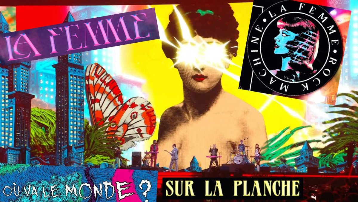 youtube.com/watch?v=shhPQS… : LA FEMME ("Rock Machine"), ultime prestation live 2026. "Où va le monde ?" + "Sur la planche".