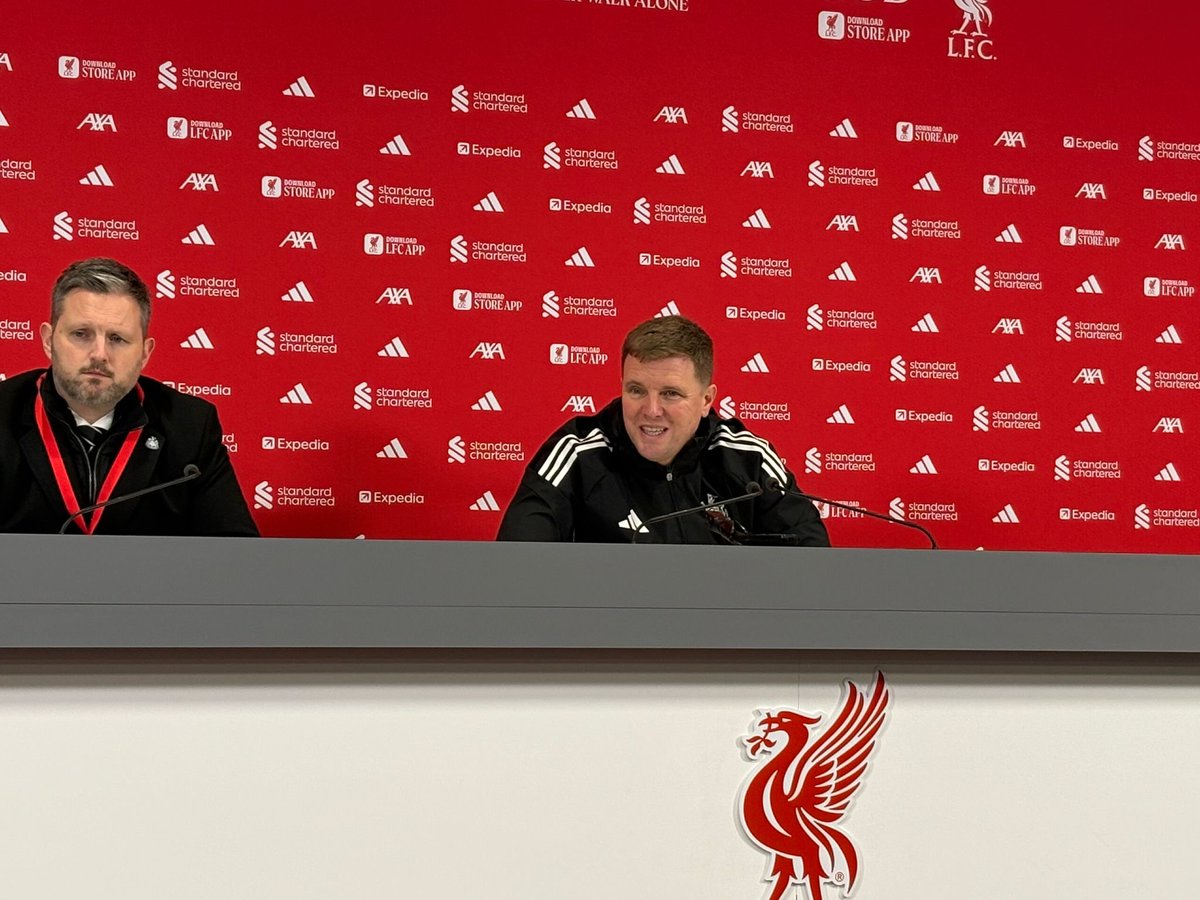 CraigHope_DM's tweet photo. Eddie Howe says "no" when asked if to expect any Newcastle incomings before Monday

Also reveals Sven Botman (thigh) &amp; Lewis Miley (knee) could not play tonight. They have chance for Man City but "not sure" on Bruno

Talks to continue over whether to recall Matt Targett from Boro https://t.co/9wK2cJhoeQ
