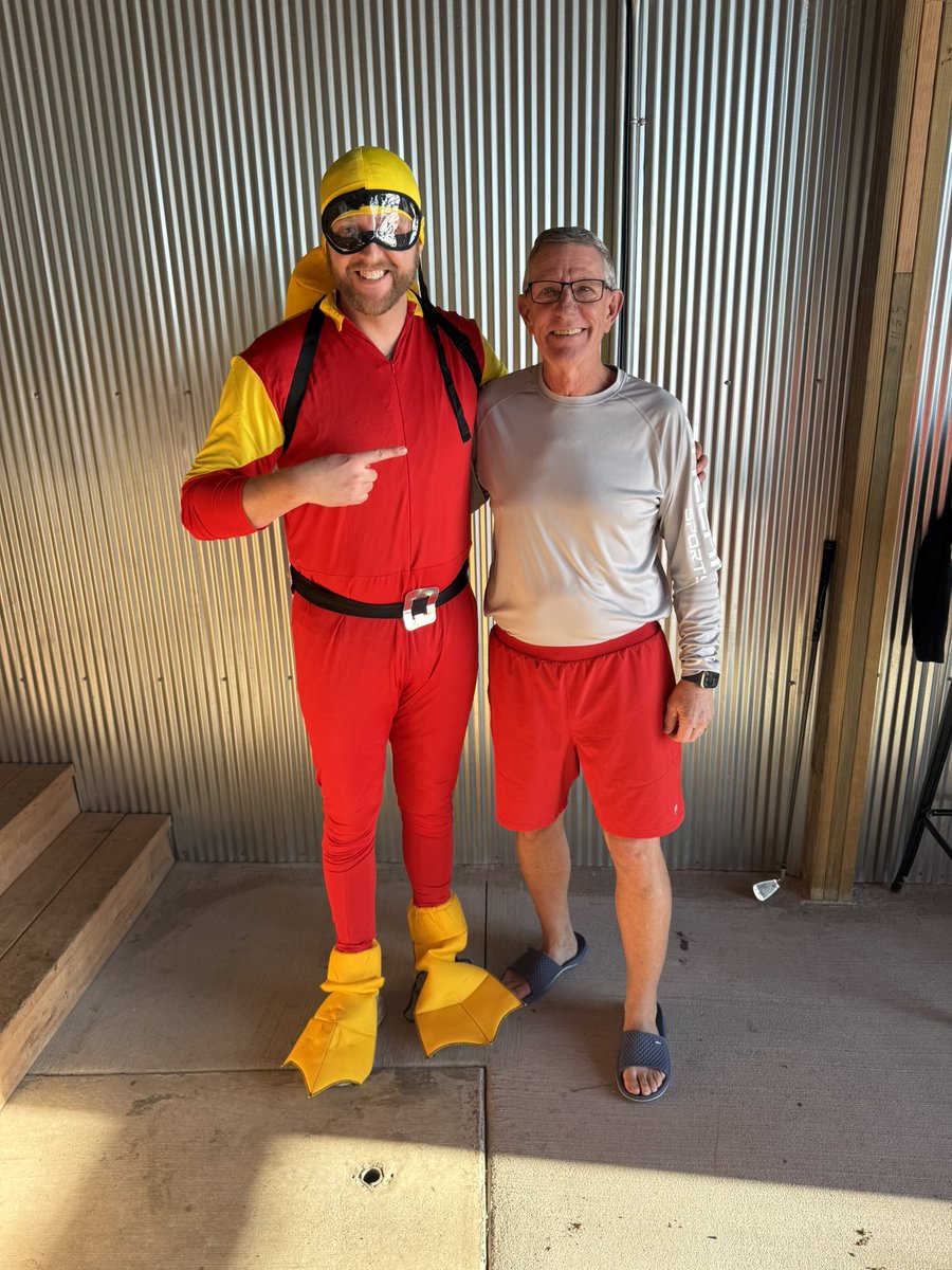 CraigAlbers's tweet photo. The good news, I didn’t have to plunge! Thank you to all who donated .
The better news, $16,000 raised for the United Way - Prairieland. https://t.co/rPNQl9EsWZ