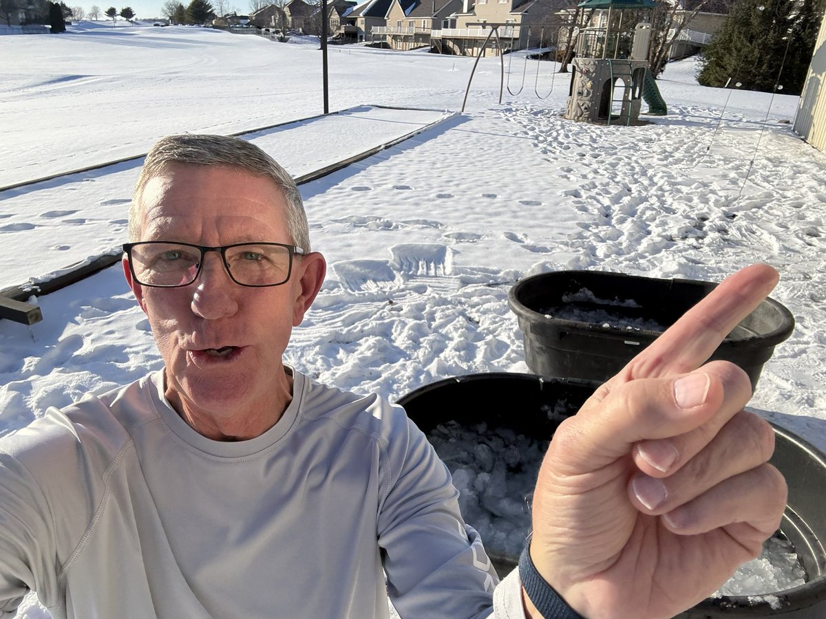 CraigAlbers's tweet photo. The good news, I didn’t have to plunge! Thank you to all who donated .
The better news, $16,000 raised for the United Way - Prairieland. https://t.co/rPNQl9EsWZ