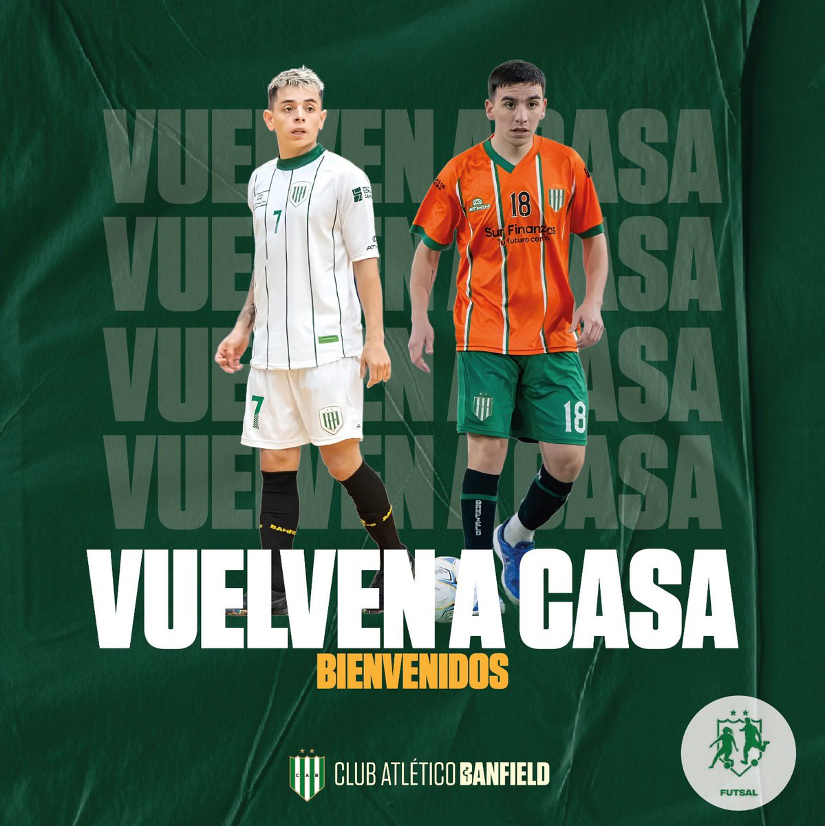 Nicolás Rodríguez y Lucas Troncoso dos más que regresan tras finalizar sus préstamos.

Futsal Banfield 🇳🇬 

instagram.com/p/DUMOw-aATM3/…