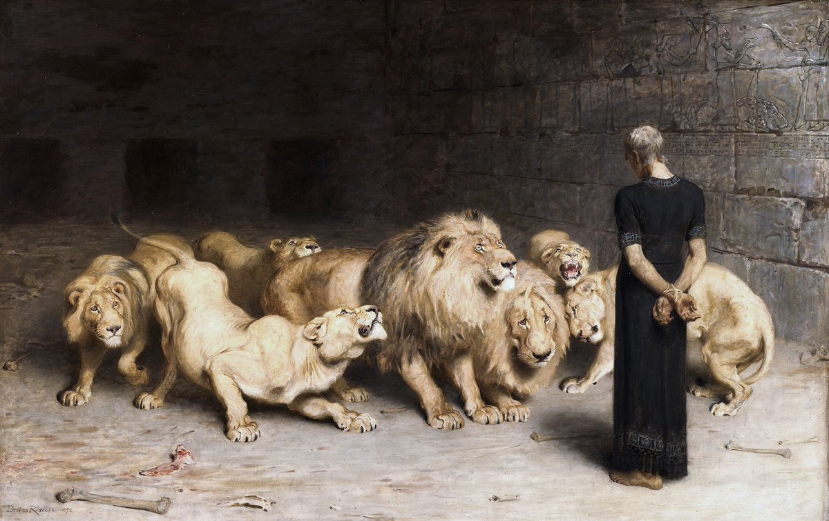 oiiv_'s tweet photo. Daniel in the Lions' Den
- Briton Rivière https://t.co/KrpTL6A7Dp