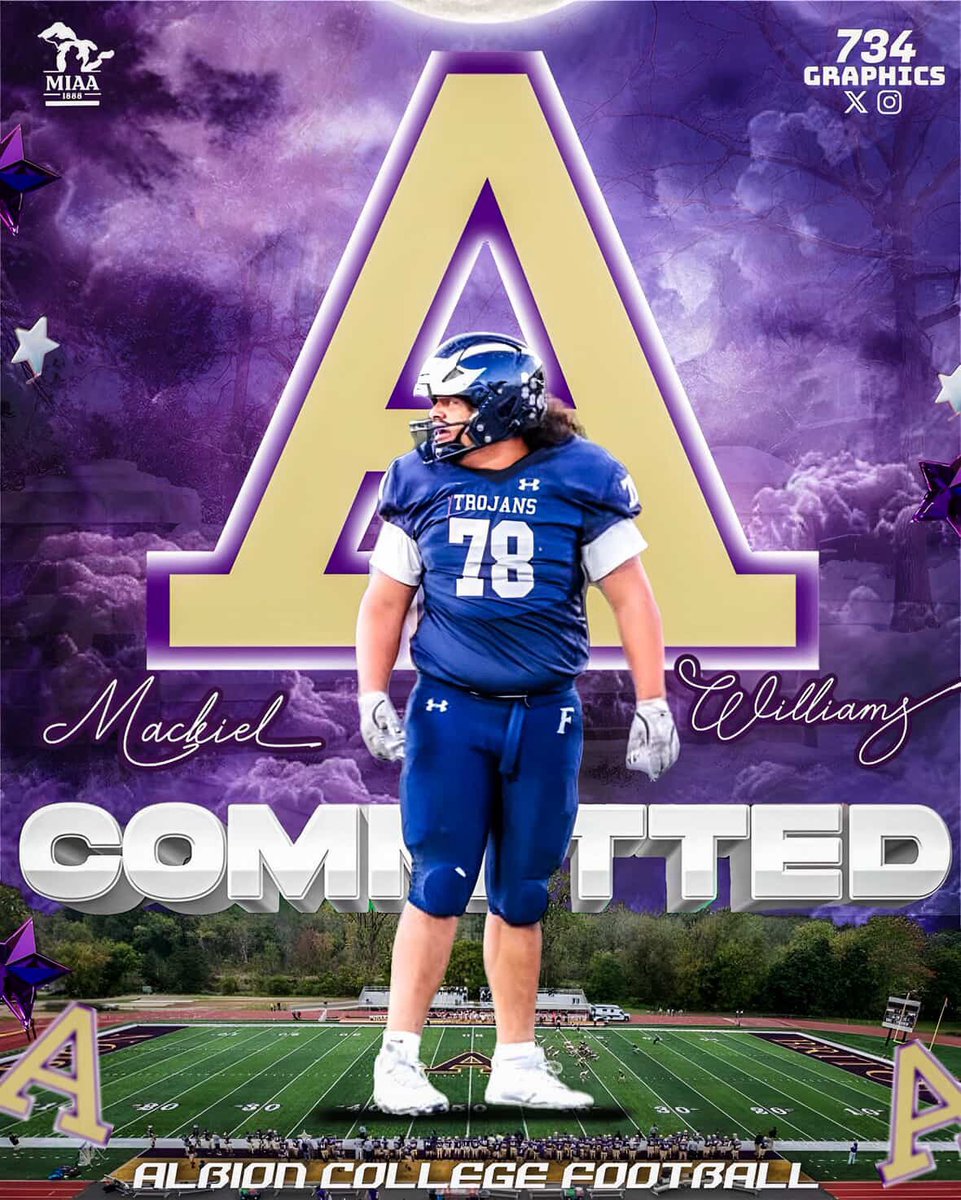 Honored to announce my commitment to Albion College!
Excited for this next chapter and grateful for everyone who helped me get here.
Time to work 💪

#Committed #AlbionCollege #GoBrits #NextChapter