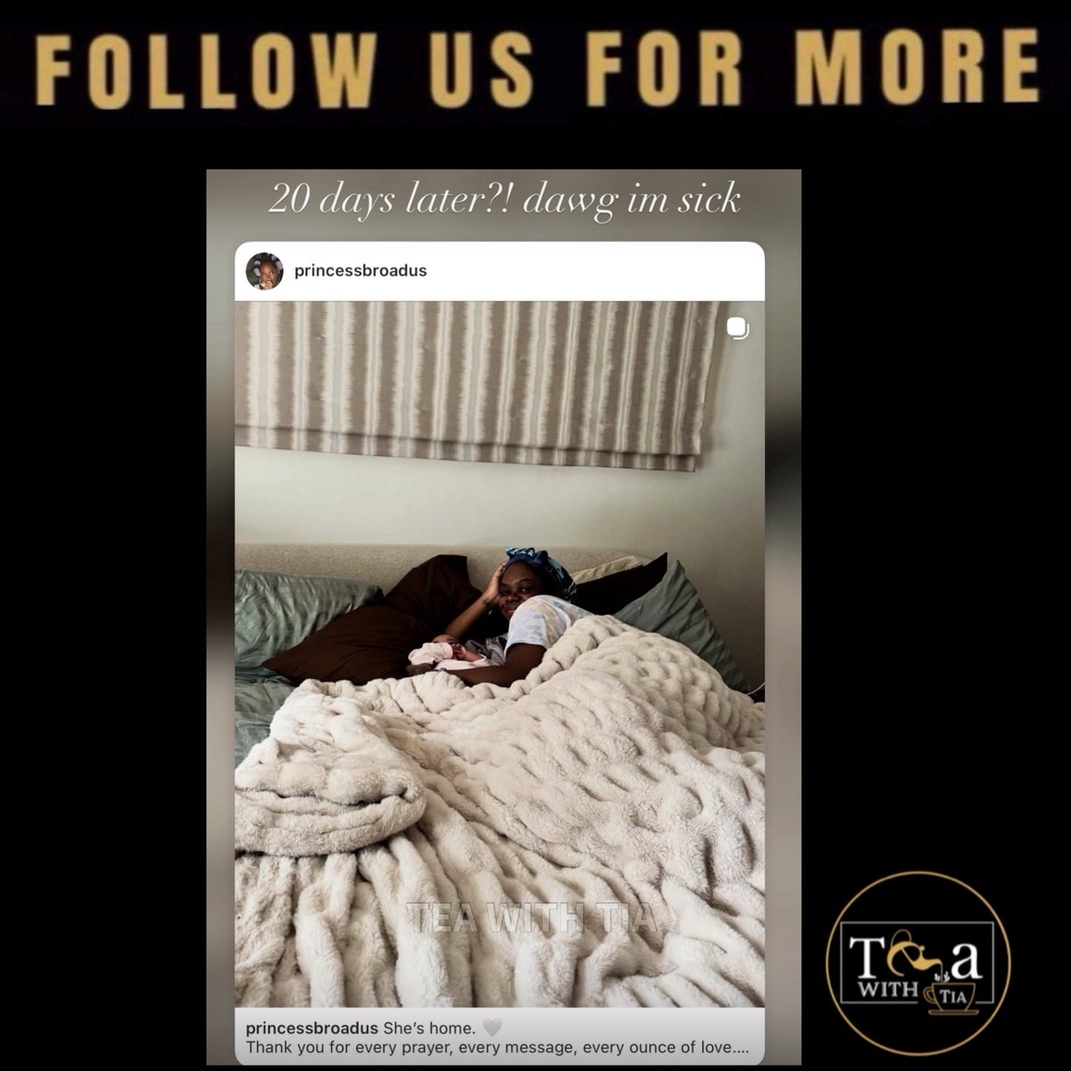 RealTeaWithTia's tweet image. Prayers up 🙏🏽🥺 #SnoopDogg’s daughter Cori announced the passing of her new born baby girl. 

👼🏾