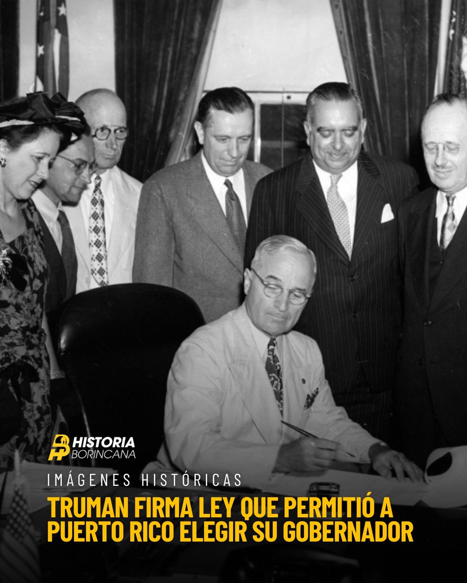 Antes de 1947, el gobernador de Puerto Rico no se escogía en las urnas, lo nombraba el presidente de Estados Unidos. Eso cambió el 5 de agosto de 1947, cuando el presidente Harry S. Truman firmó la ley federal conocida como Elective Governor Act of 1947, que autorizó por primera