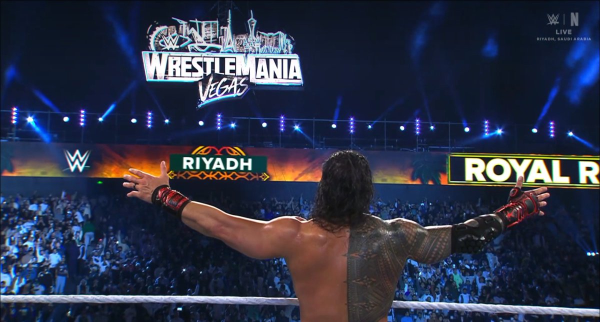 SKWrestling_'s tweet photo. 11 years after his first, Roman Reigns has done the Royal Rumble double 🔥
#RoyalRumble https://t.co/CUnlUh2k5G