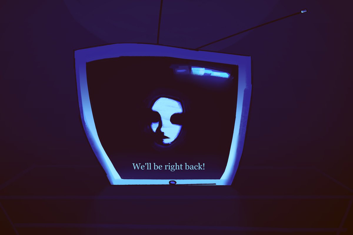 wait your turn.

#teleblue #analoghorror #fanart