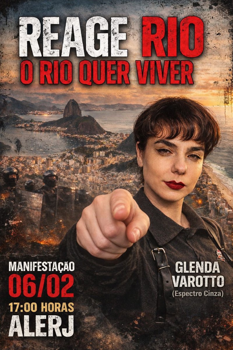 Precisamos da <a href="/espectrocinza/">Glenda Varotto</a>.
Precisamos do <a href="/bombeirorafa/">Rafa Luz</a>.
Precisamos do <a href="/Sgt_martins_14/">Sargento Martins 14</a>. 
Precisamos do <a href="/michelkourimbl/">Michel Kouri ⬛🟨⬜</a>.

Rio de janeiro precisa da gente ⚔️