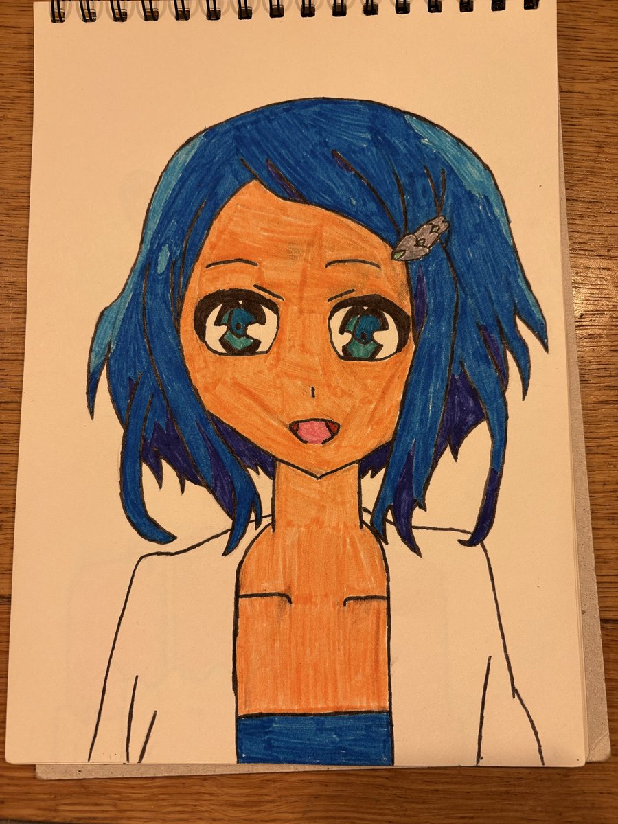 Maika_Silver's tweet photo. I flocked in and finished my #NewYearRedraw within a day.

The first drawing I made about 8ish years ago when I first started drawing. The second is my redraw with the pose I struggled with! I am very proud of the result😌😊 https://t.co/fr3DNx2E60