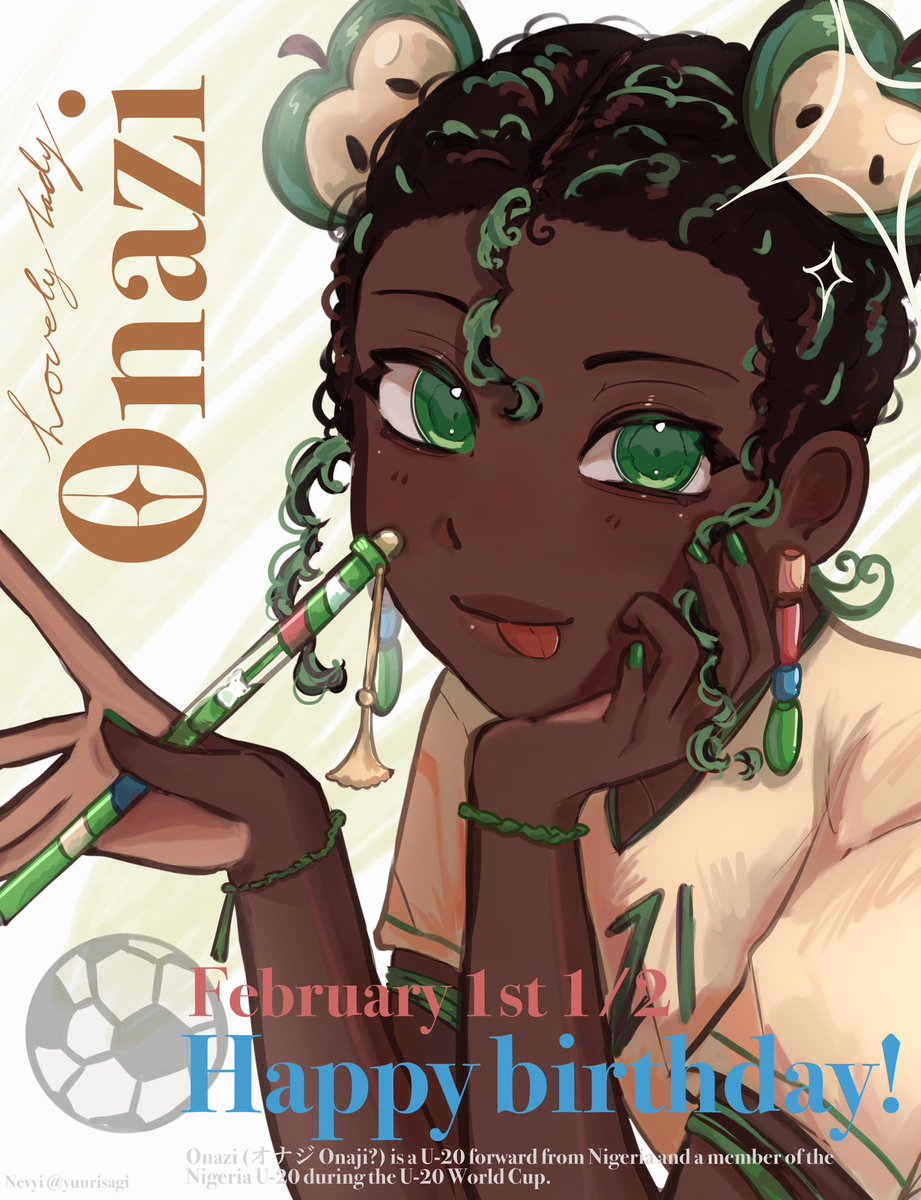 Happy birthday my wifey Onazi ily💚💚💚