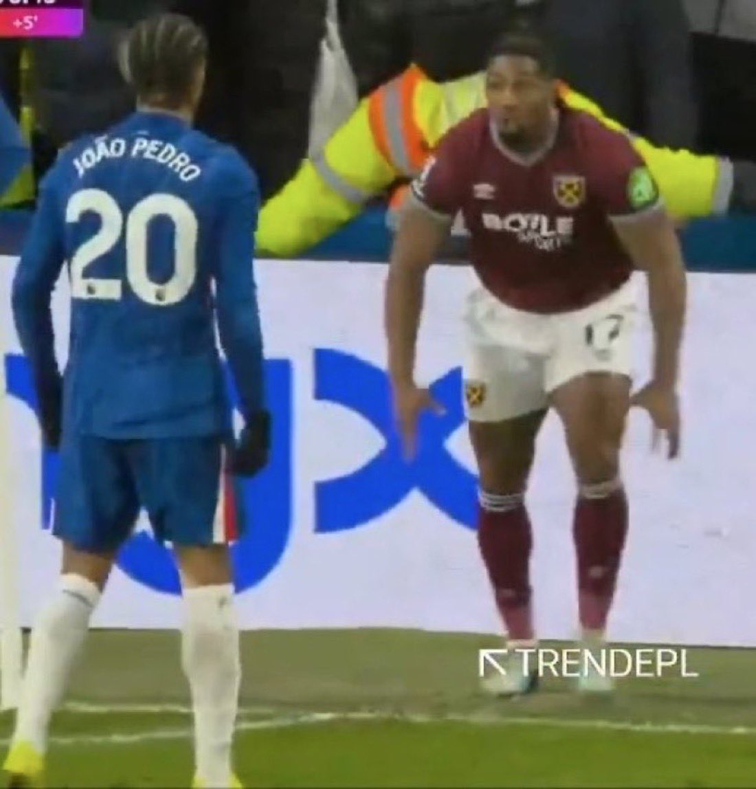 This picture man, Joao Pedro’s life flashed before his eyes😭