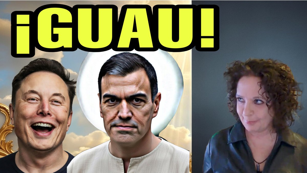 inMatrix5's tweet photo. Pedro Sánchez se cree el salvador de la humanidad.
Elon Musk solo dice: “¡Guau!”.

Y con eso lo explica todo.

Vídeo completo: 👉https://t.co/PEXT4oU8jK👈
#PedroSánchez #ElonMusk #Guau #PolíticaEspañola #Actualidad #inmatrix